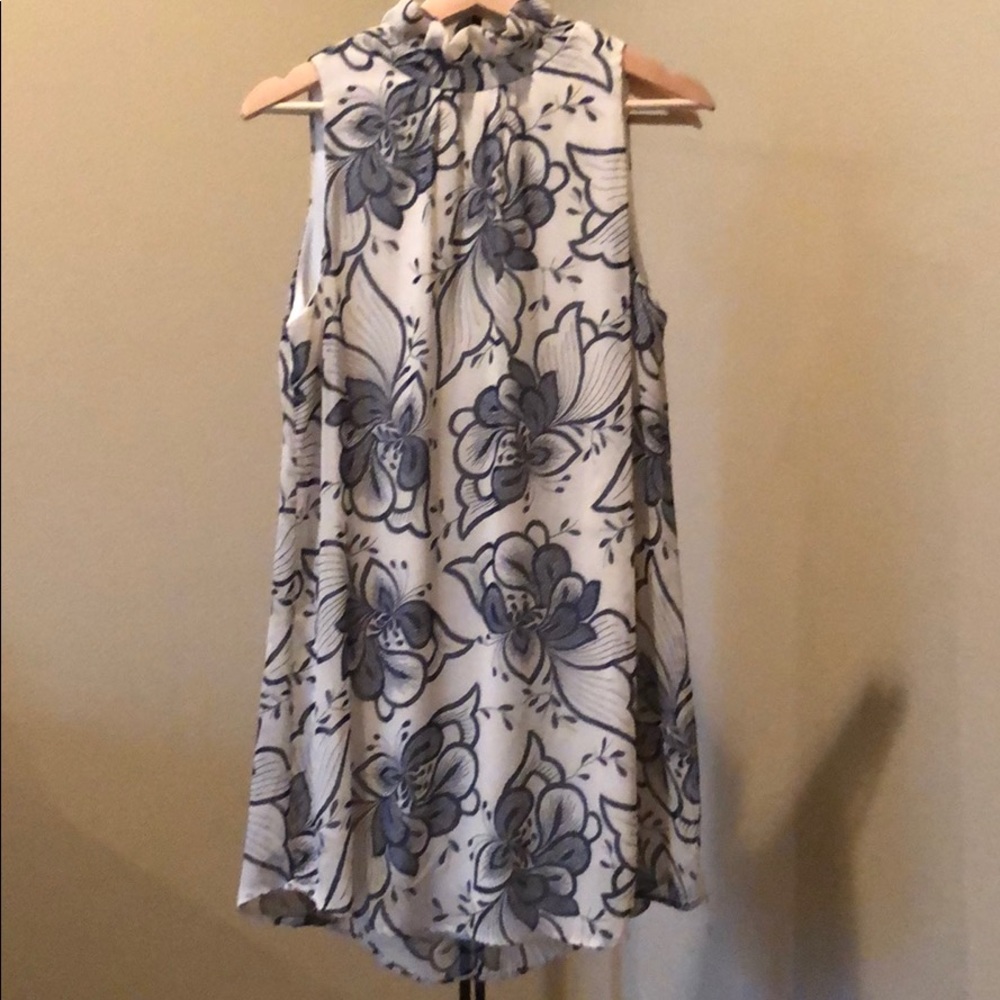 Tyche Black and White Halter A-line Mini Dress